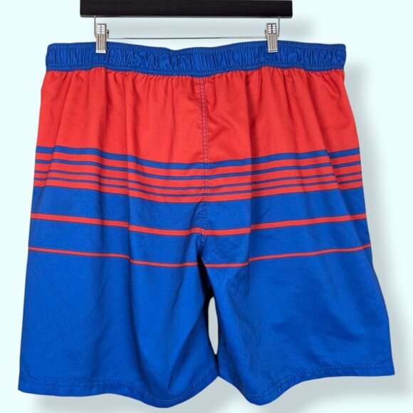 (2/$20) Superman Blue & Red Swim Trunks - Picture 2 of 7